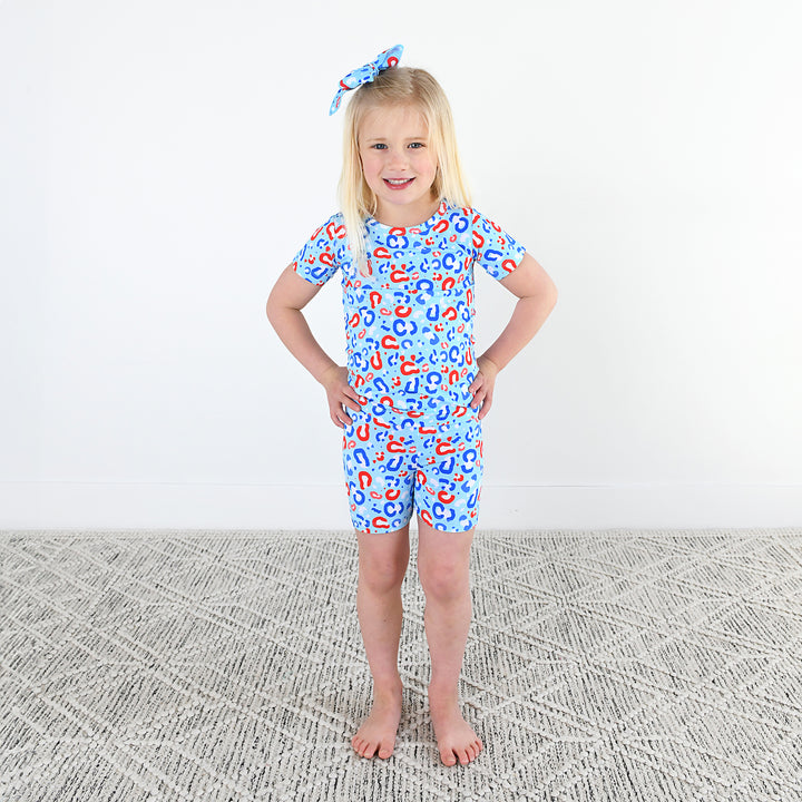 Kinsley Leopard TWO PIECE - SHORTS - Gigi and Max