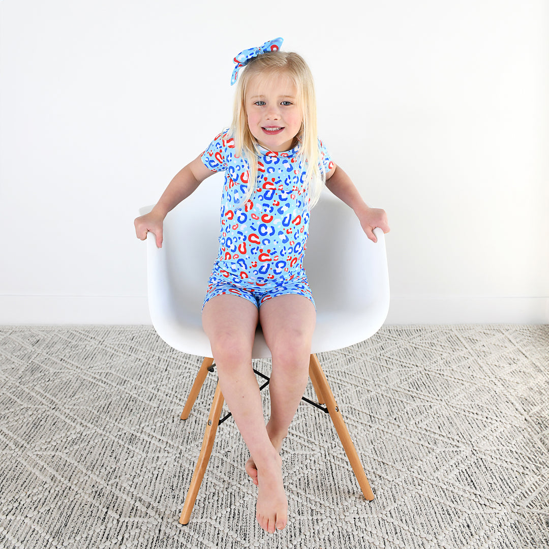 Kinsley Leopard TWO PIECE - SHORTS - Gigi and Max