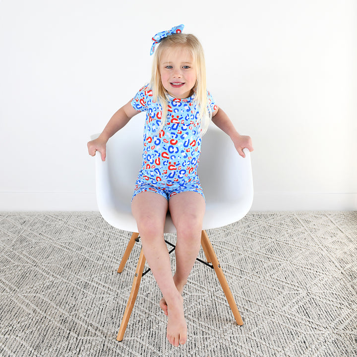 Kinsley Leopard TWO PIECE - SHORTS - Gigi and Max