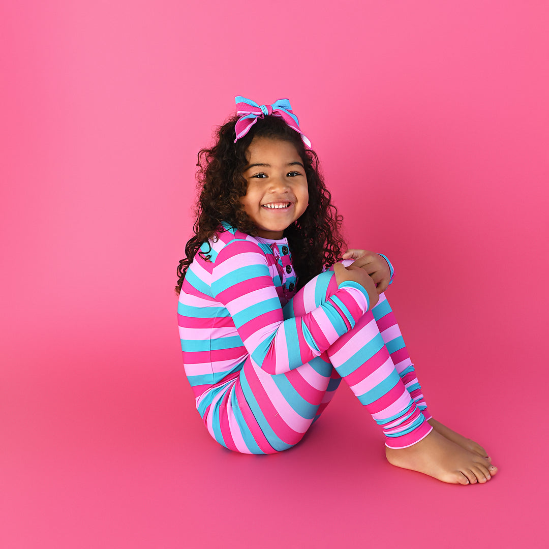 Maddie Stripe RUFFLE TWO PIECE - Gigi and Max