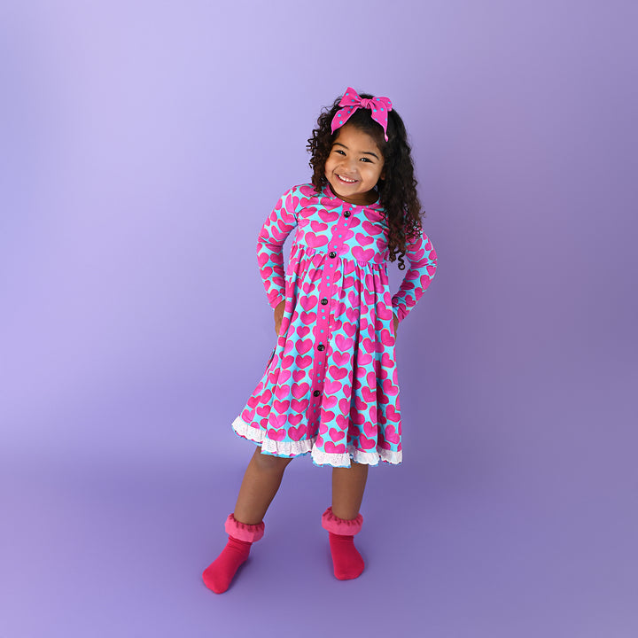 Cora BUTTON DRESS - Gigi and Max