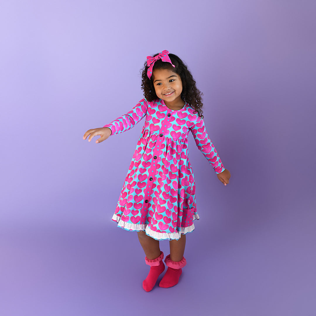 Cora BUTTON DRESS - Gigi and Max