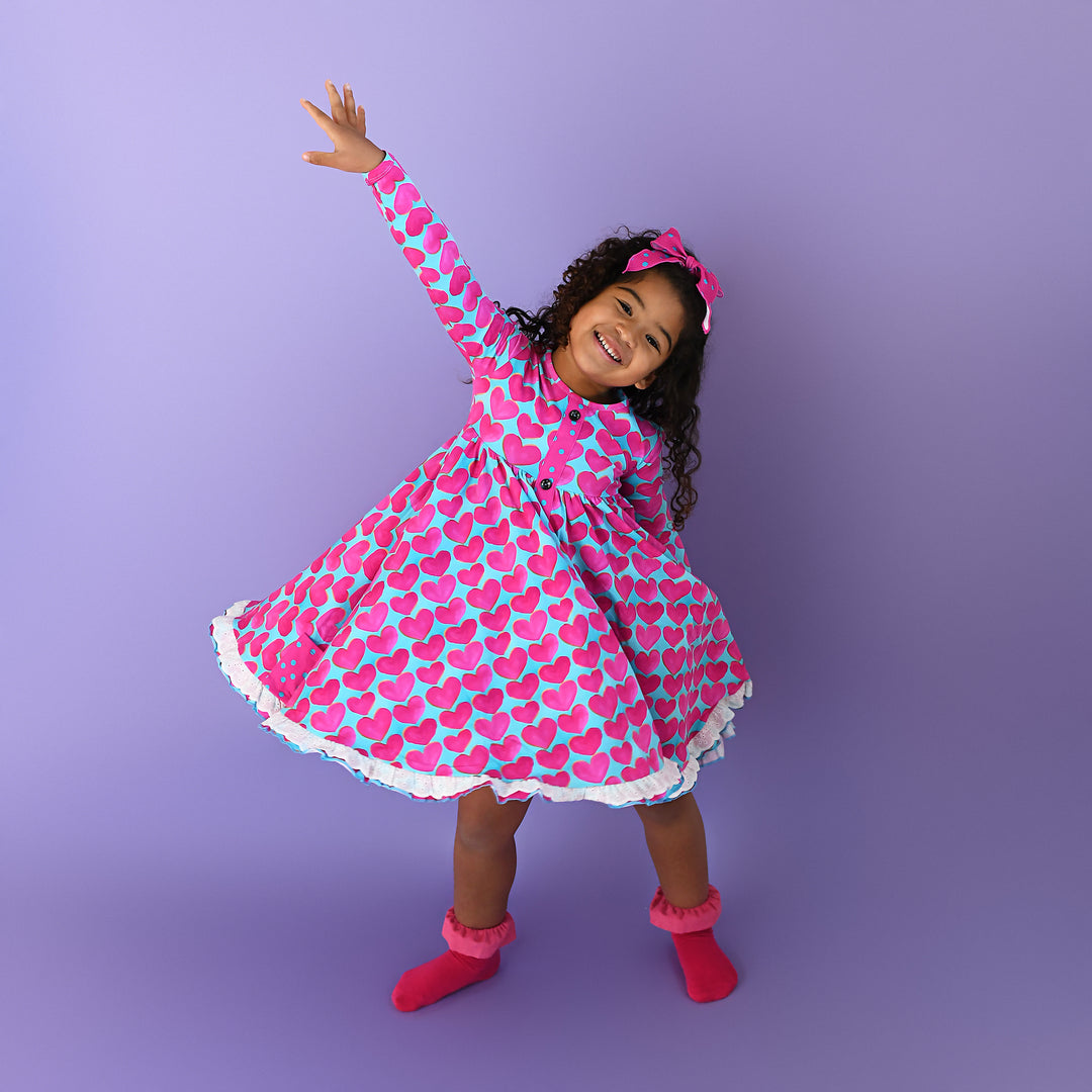 Cora BUTTON DRESS - Gigi and Max