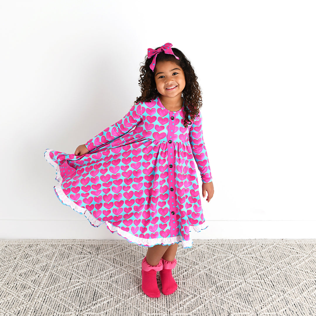 Cora BUTTON DRESS - Gigi and Max