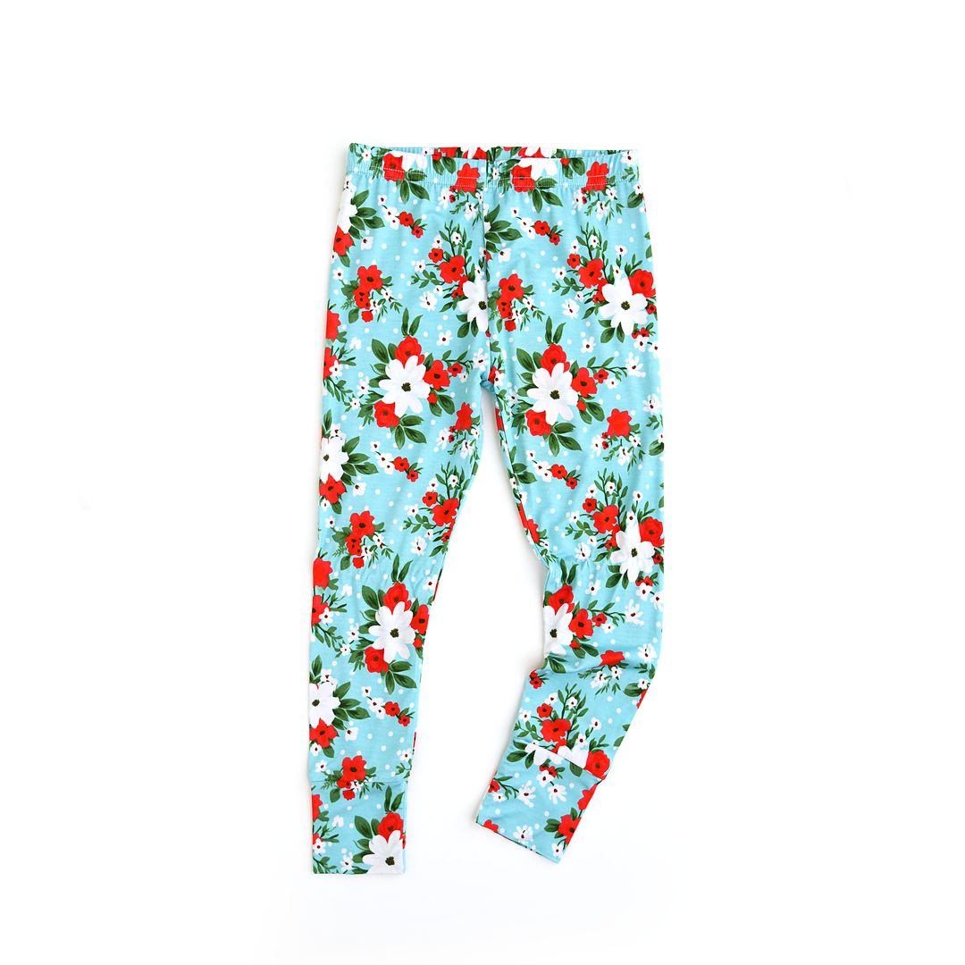 Elsa Floral LEGGINGS - Gigi and Max