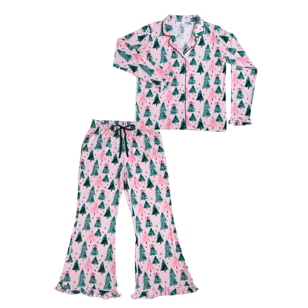 Etta Trees WOMENS RUFFLE LOUNGE SET - Gigi and Max