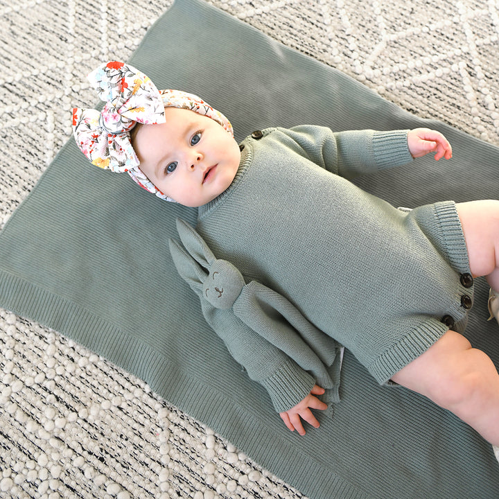Eucalyptus KNIT BUNNY LOVEY - Gigi and Max