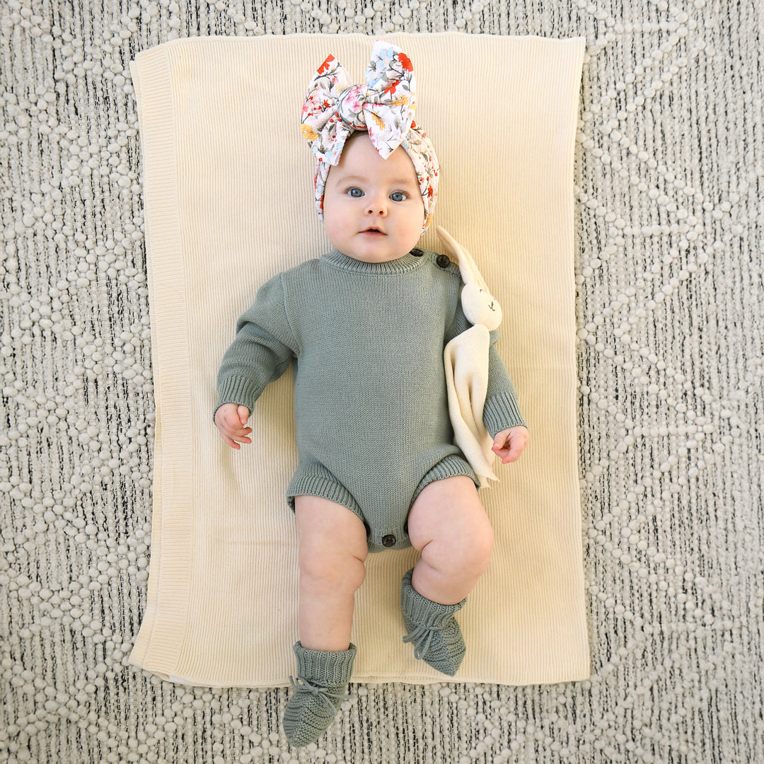 Eucalyptus KNIT BUBBLE - Gigi and Max