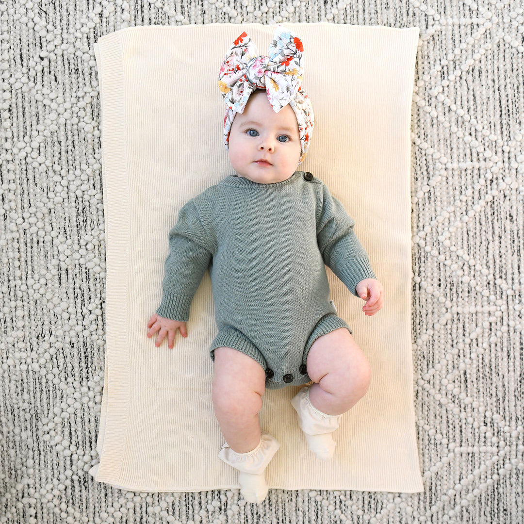 Eucalyptus KNIT BUBBLE - Gigi and Max