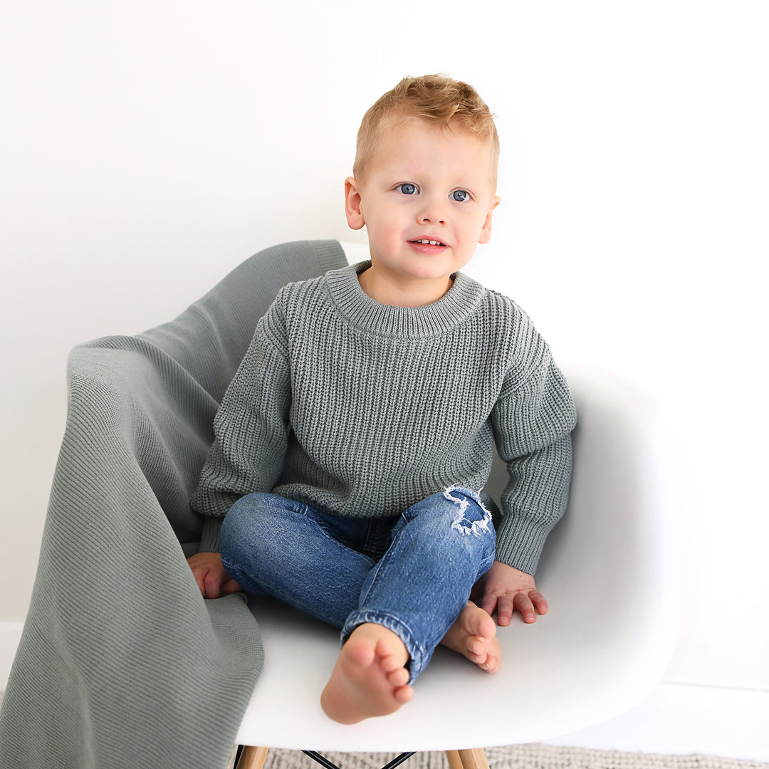 Eucalyptus SWEATER - Gigi and Max
