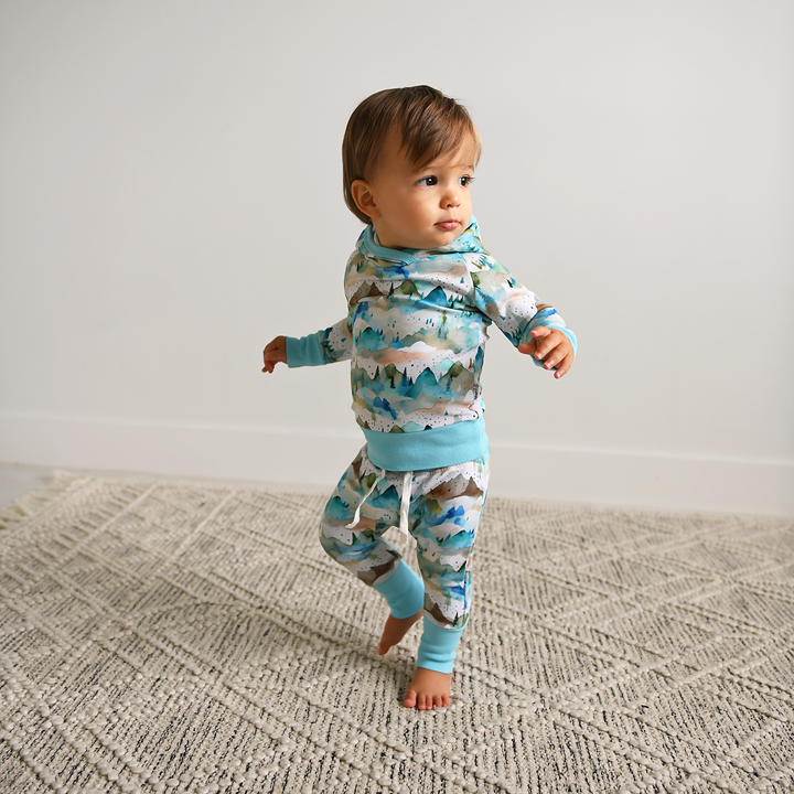 Everest Mountain HOODIE SET - Gigi and Max