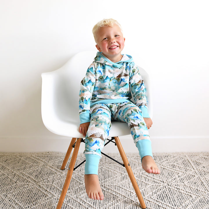 Everest Mountain HOODIE SET - Gigi and Max