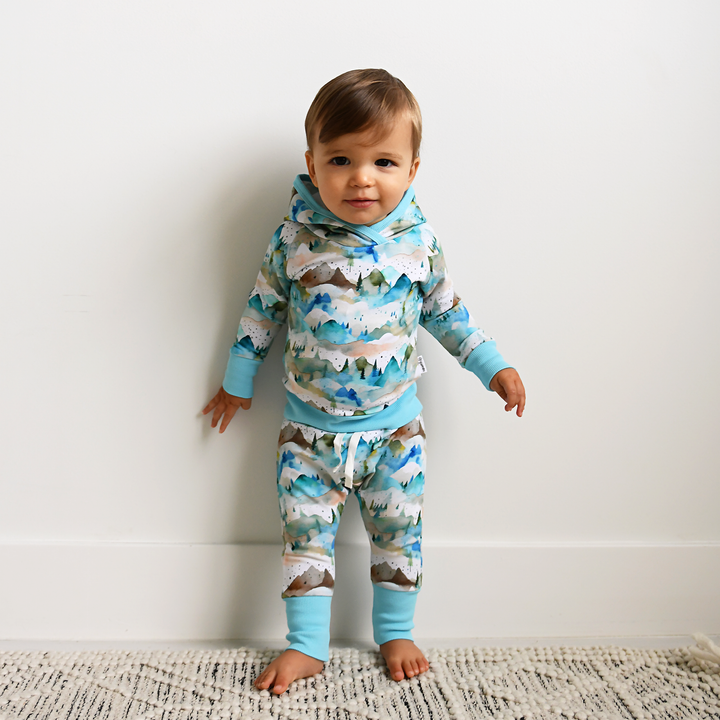 Everest Mountain HOODIE SET - Gigi and Max