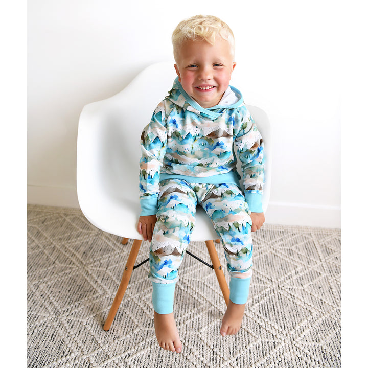 Everest Mountain HOODIE SET - Gigi and Max