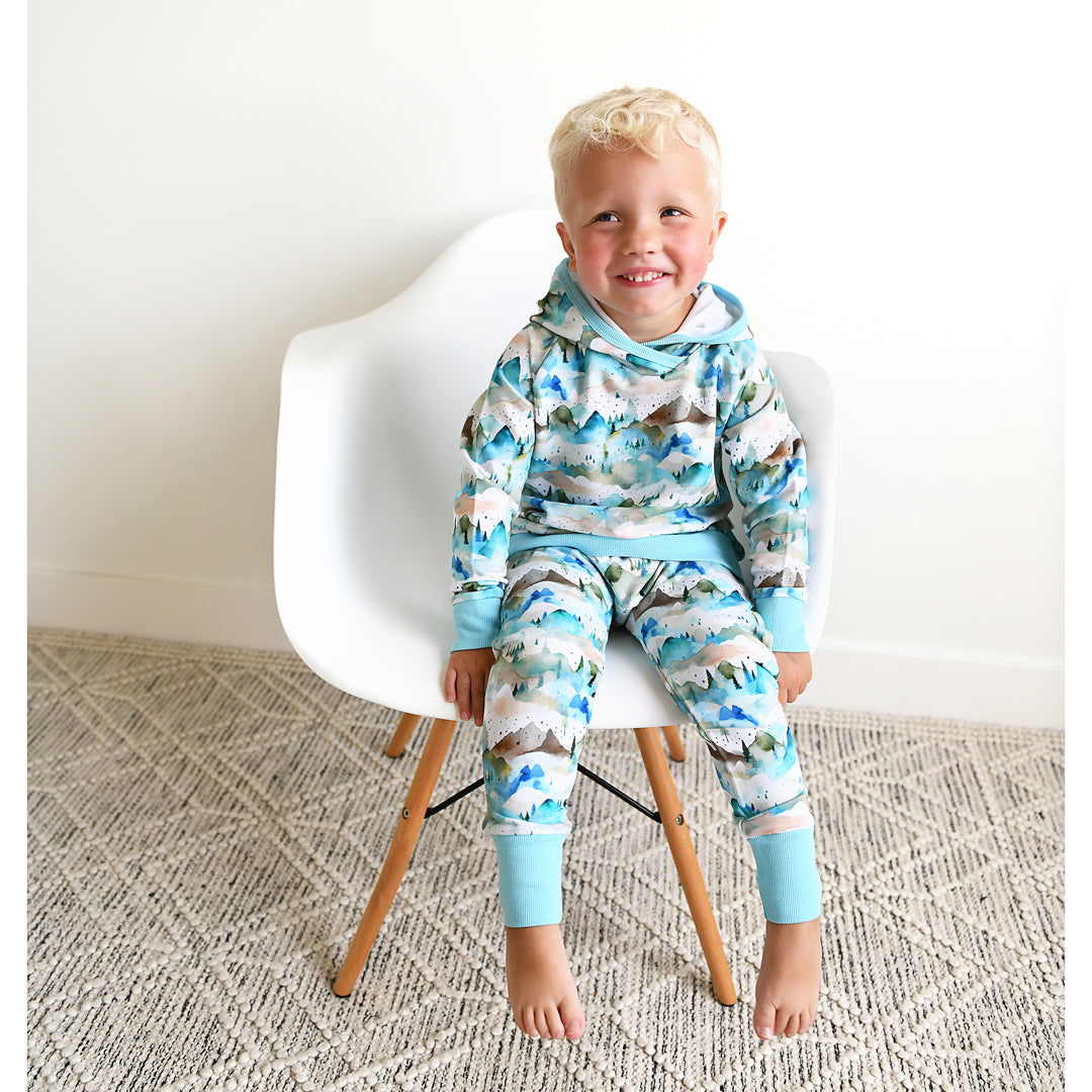 Everest Mountain HOODIE SET - Gigi and Max