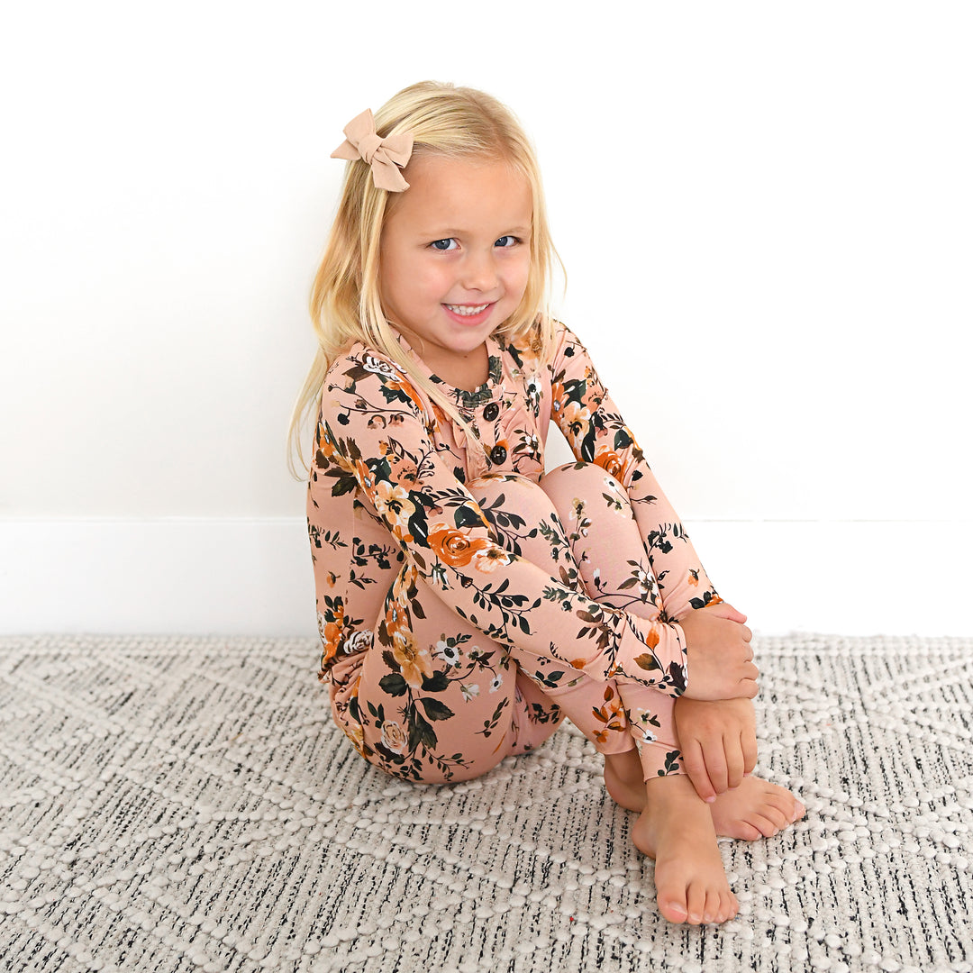 Flora Light Pink RUFFLE TWO PIECE - Gigi and Max