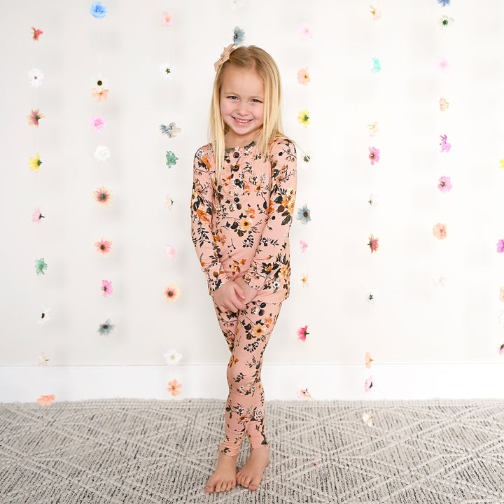 Flora Light Pink RUFFLE TWO PIECE - Gigi and Max