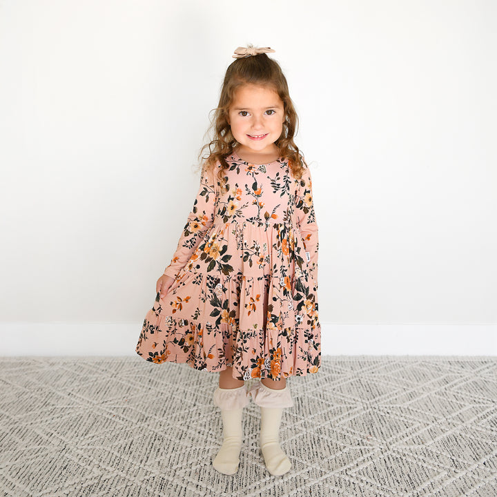 Flora Light Pink SWING DRESS - Gigi and Max