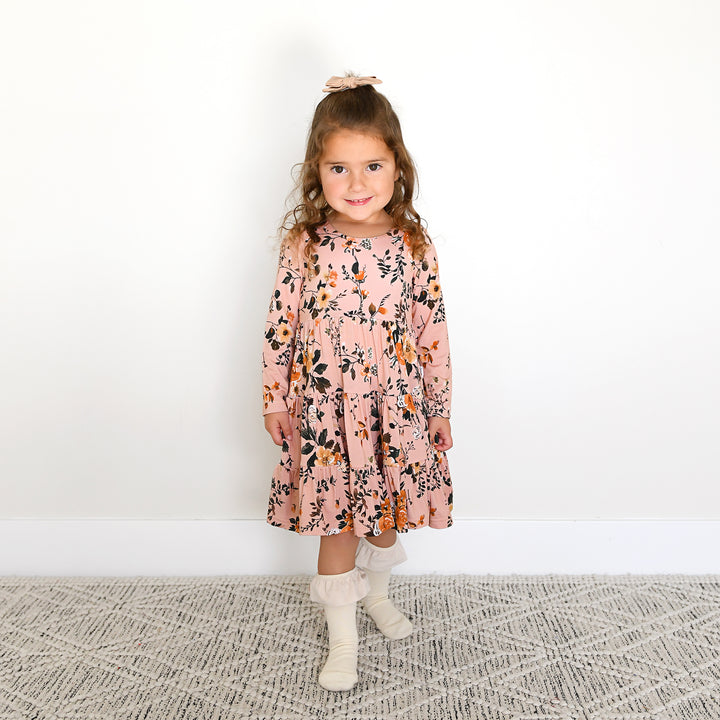 Flora Light Pink SWING DRESS - Gigi and Max