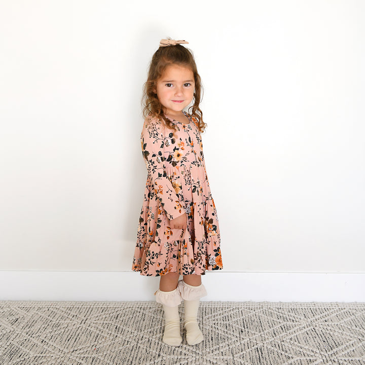 Flora Light Pink SWING DRESS - Gigi and Max