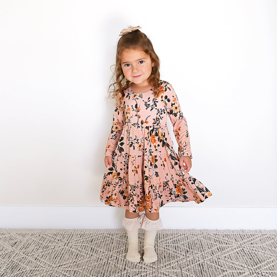 Flora Light Pink SWING DRESS - Gigi and Max