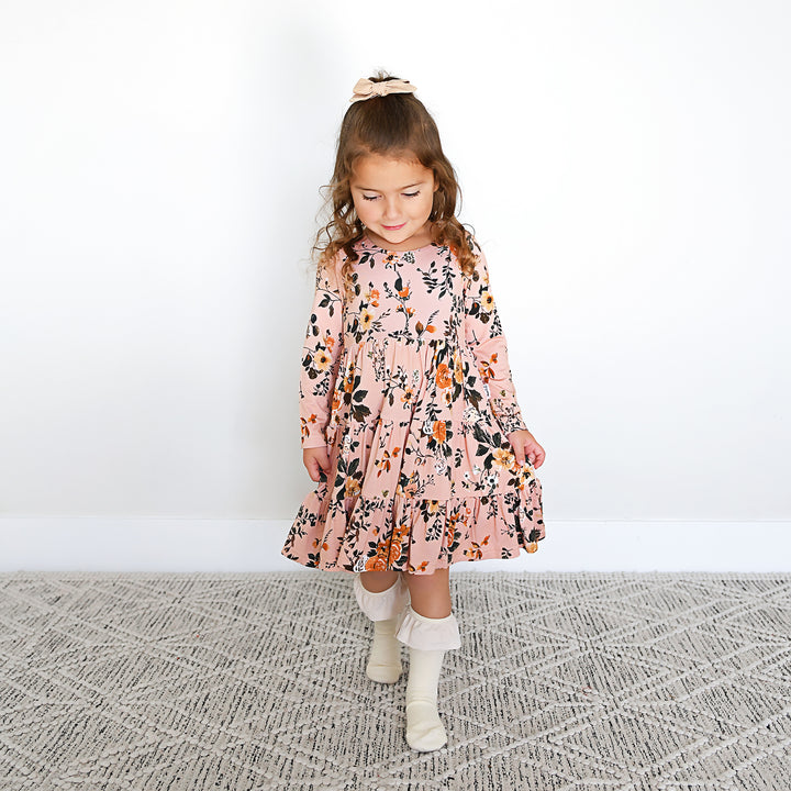 Flora Light Pink SWING DRESS - Gigi and Max