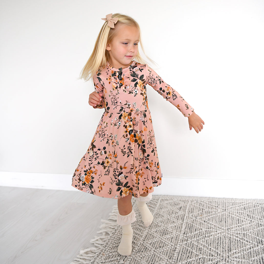 Flora Light Pink TUTU DRESS - Gigi and Max