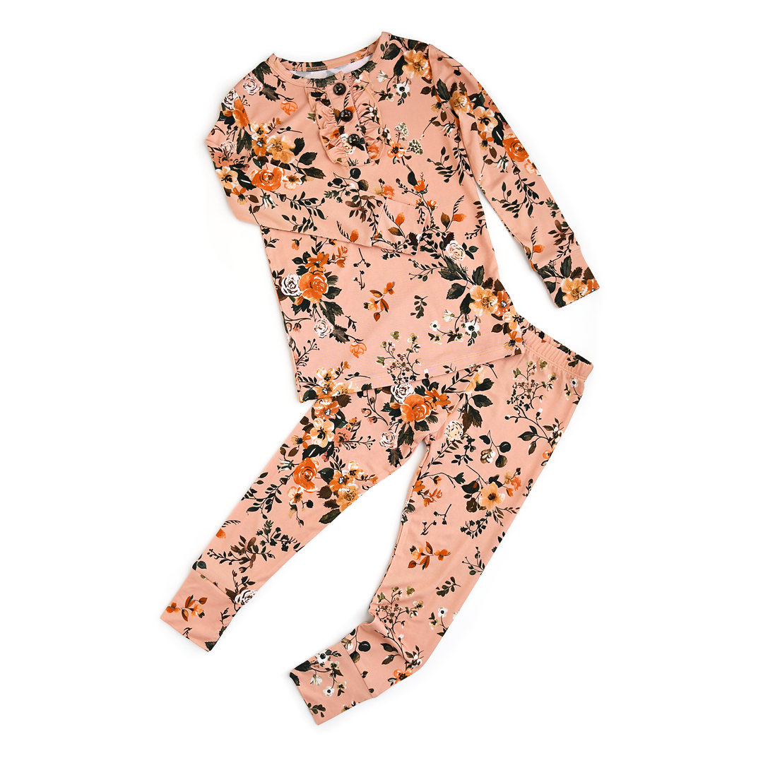 Flora Light Pink RUFFLE TWO PIECE - Gigi and Max