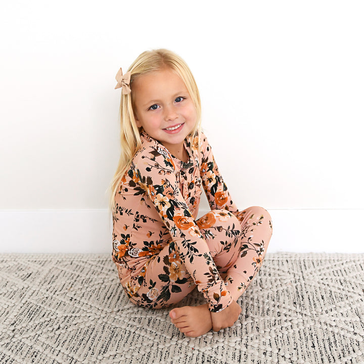 Flora Light Pink RUFFLE TWO PIECE - Gigi and Max