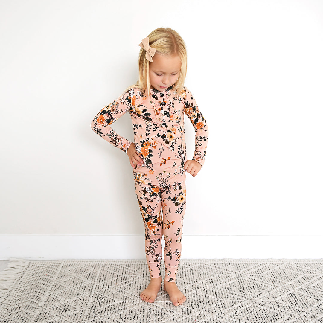 Flora Light Pink RUFFLE TWO PIECE - Gigi and Max