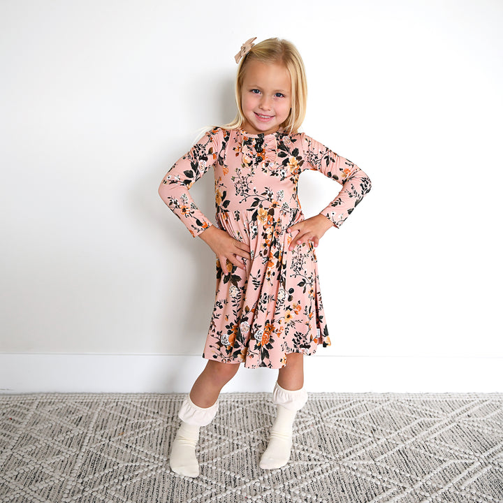 Flora Light Pink TUTU DRESS - Gigi and Max