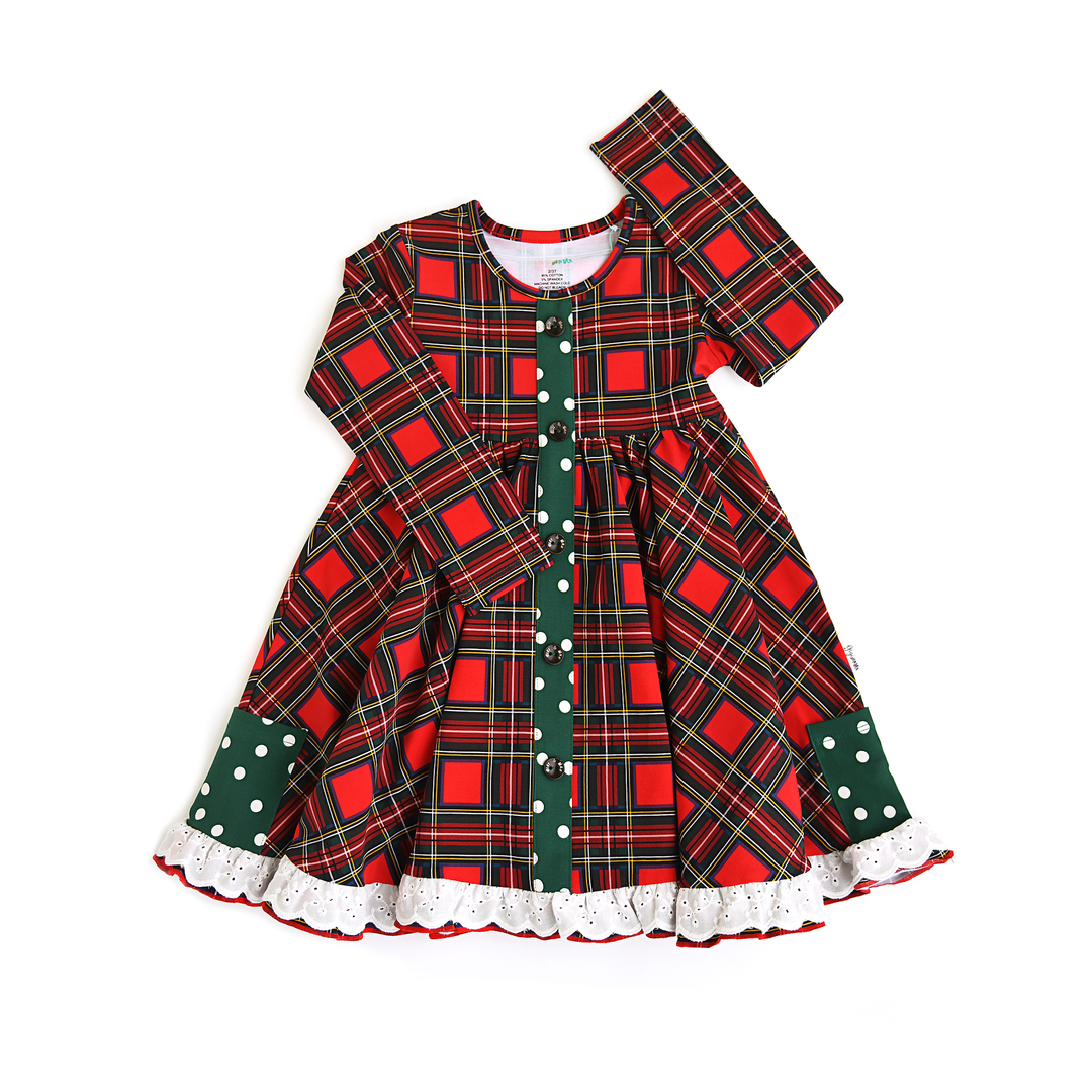 Holland BUTTON DRESS - Gigi and Max