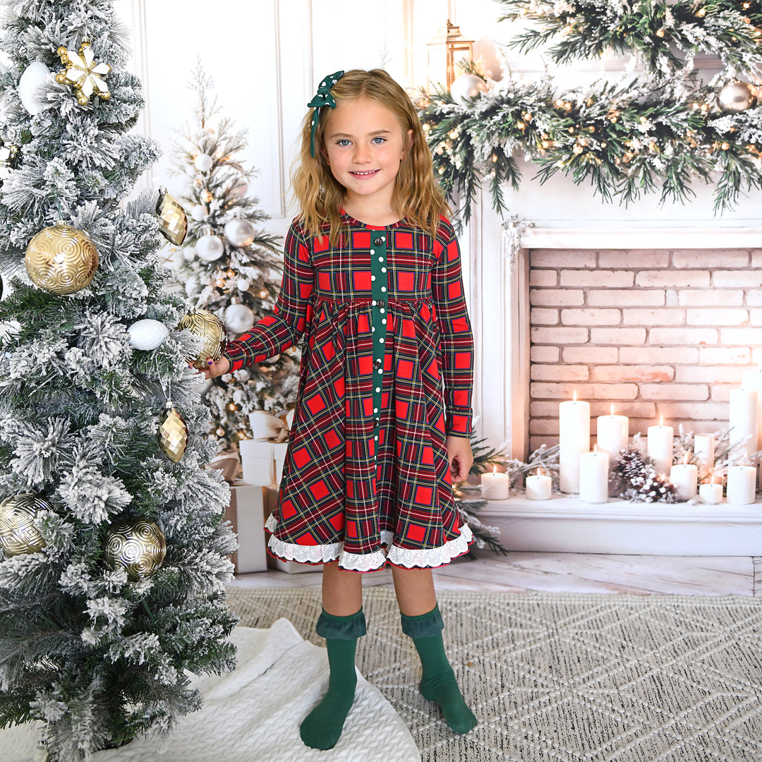 Holland BUTTON DRESS - Gigi and Max