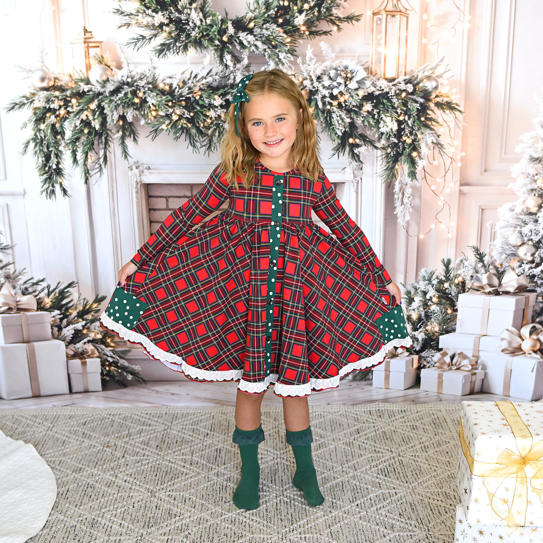 Holland BUTTON DRESS - Gigi and Max