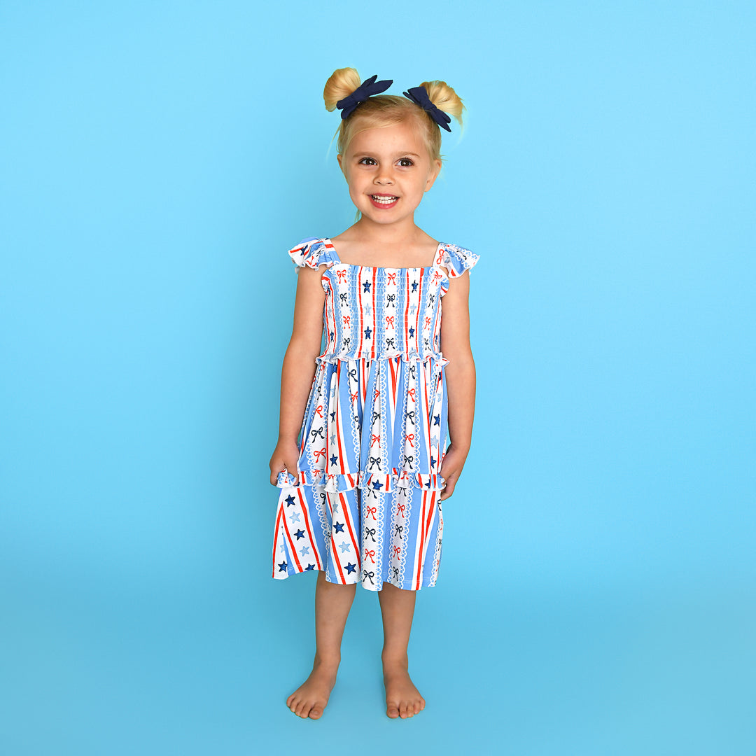 Jackie SMOCKED DRESS - Gigi and Max