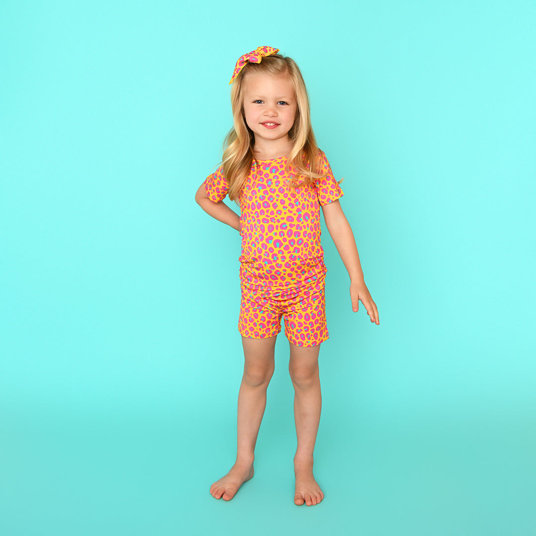 Kelly Leopard TWO PIECE - SHORTS - Gigi and Max