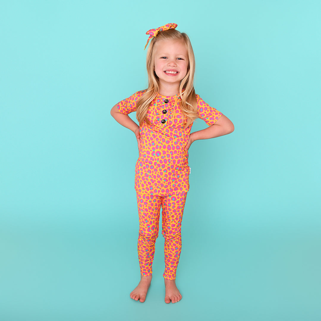Kelly Leopard RUFFLE TWO PIECE - Gigi and Max