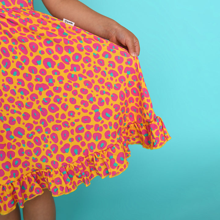 Kelly Leopard TANK TWIRL DRESS - Gigi and Max