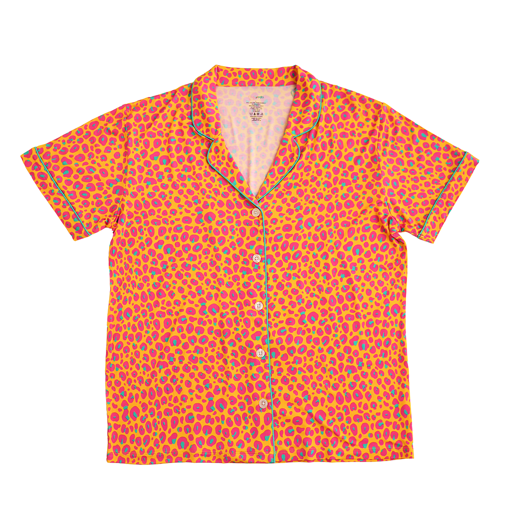 Kelly Leopard WOMENS LOUNGE TOP - Gigi and Max