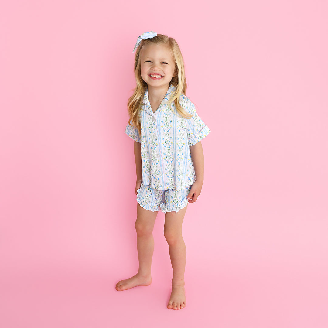 Nora RUFFLE LOUNGE SHORT SET - Gigi and Max
