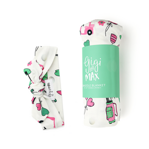 Lexi Pink Golf SWADDLE - Gigi and Max