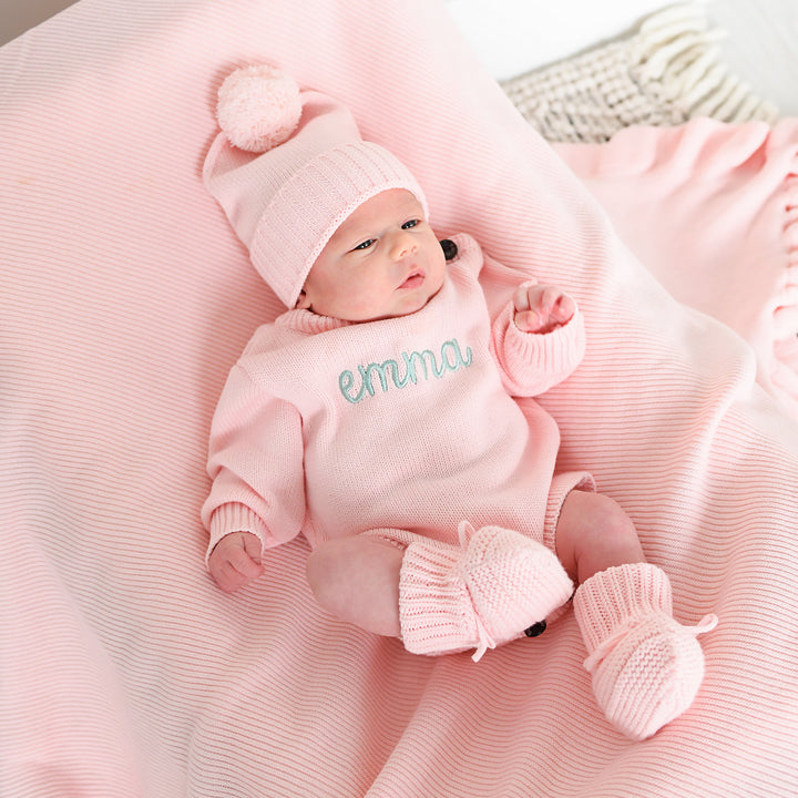 Light Pink KNIT BUBBLE - Gigi and Max