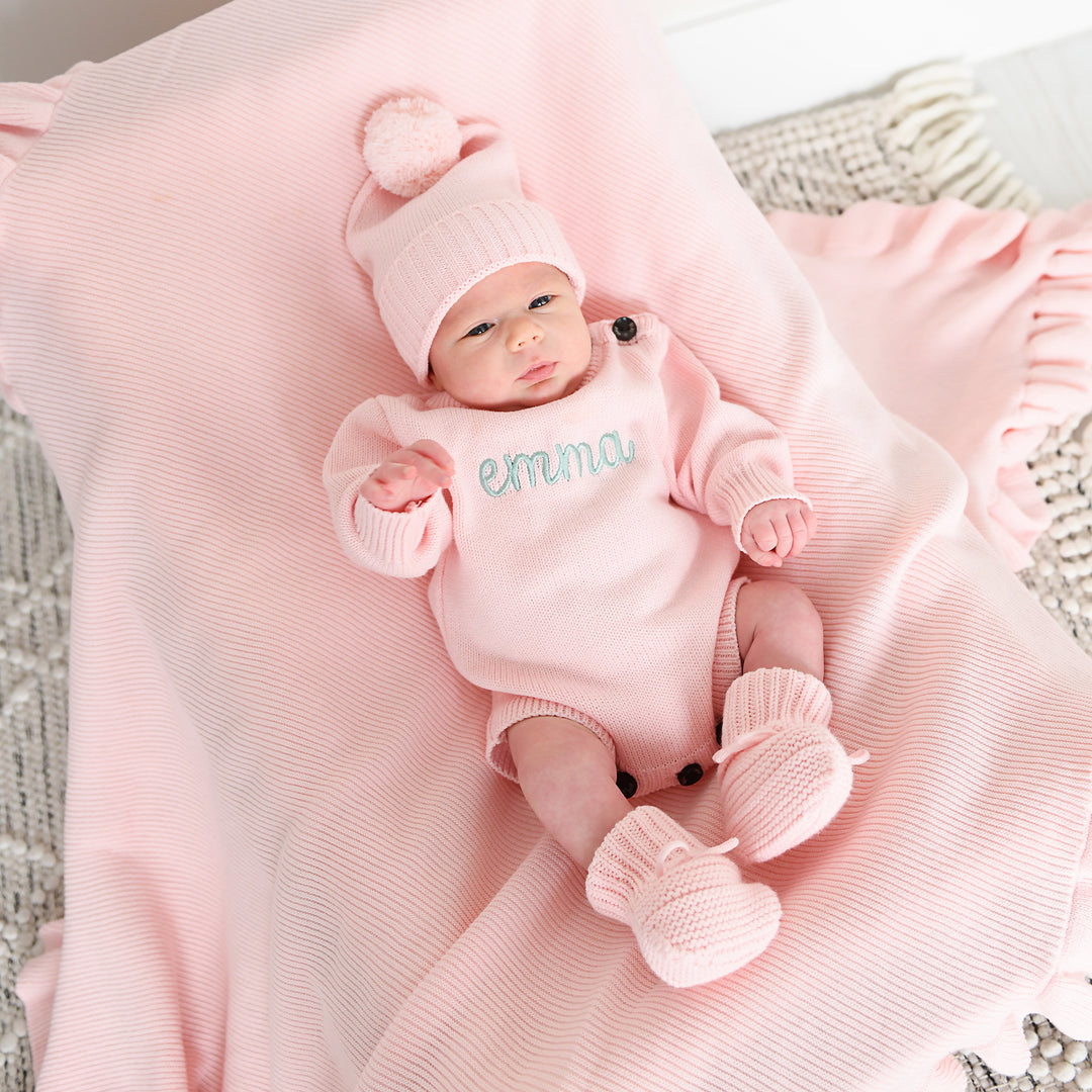 Light Pink KNIT BUBBLE - Gigi and Max