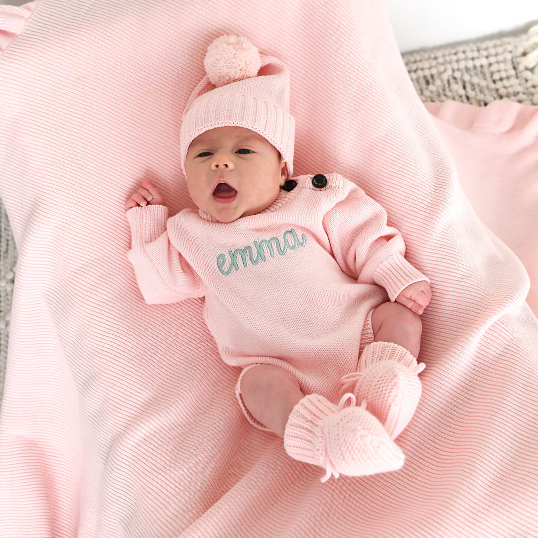 Light Pink KNIT BUBBLE - Gigi and Max