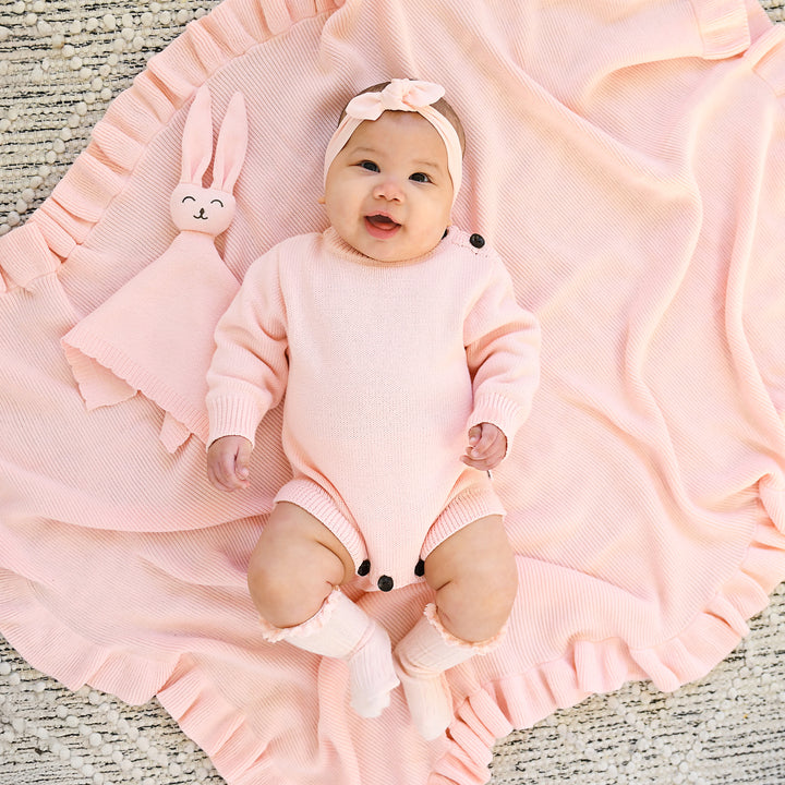 Light Pink TOPKNOT HEADBAND - Gigi and Max