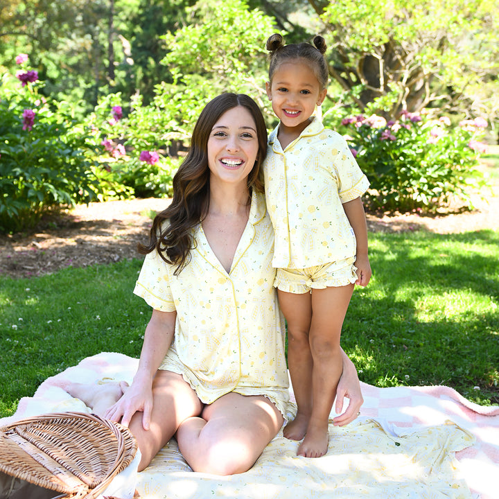 Lola RUFFLE LOUNGE SHORT SET