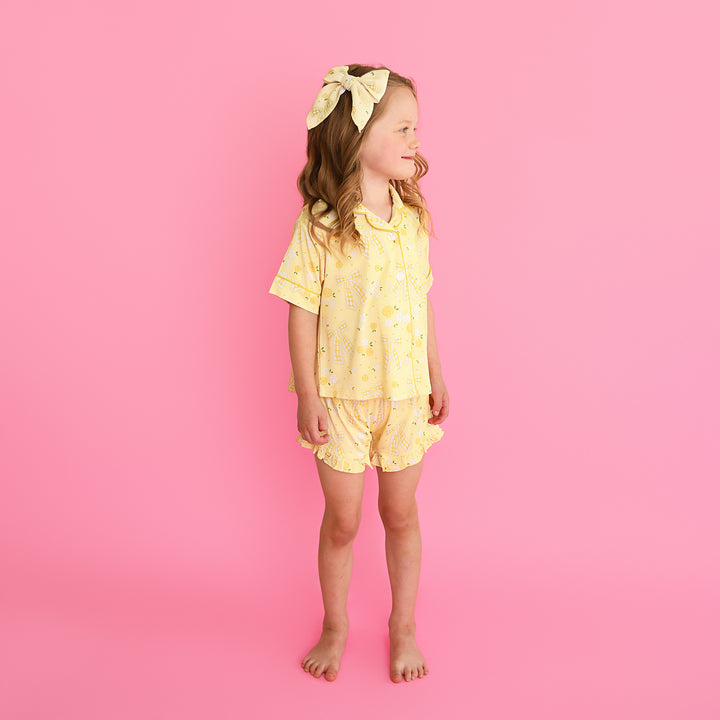 Lola RUFFLE LOUNGE SHORT SET