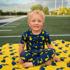 Michigan Blue & Maize TWO PIECE - Gigi and Max