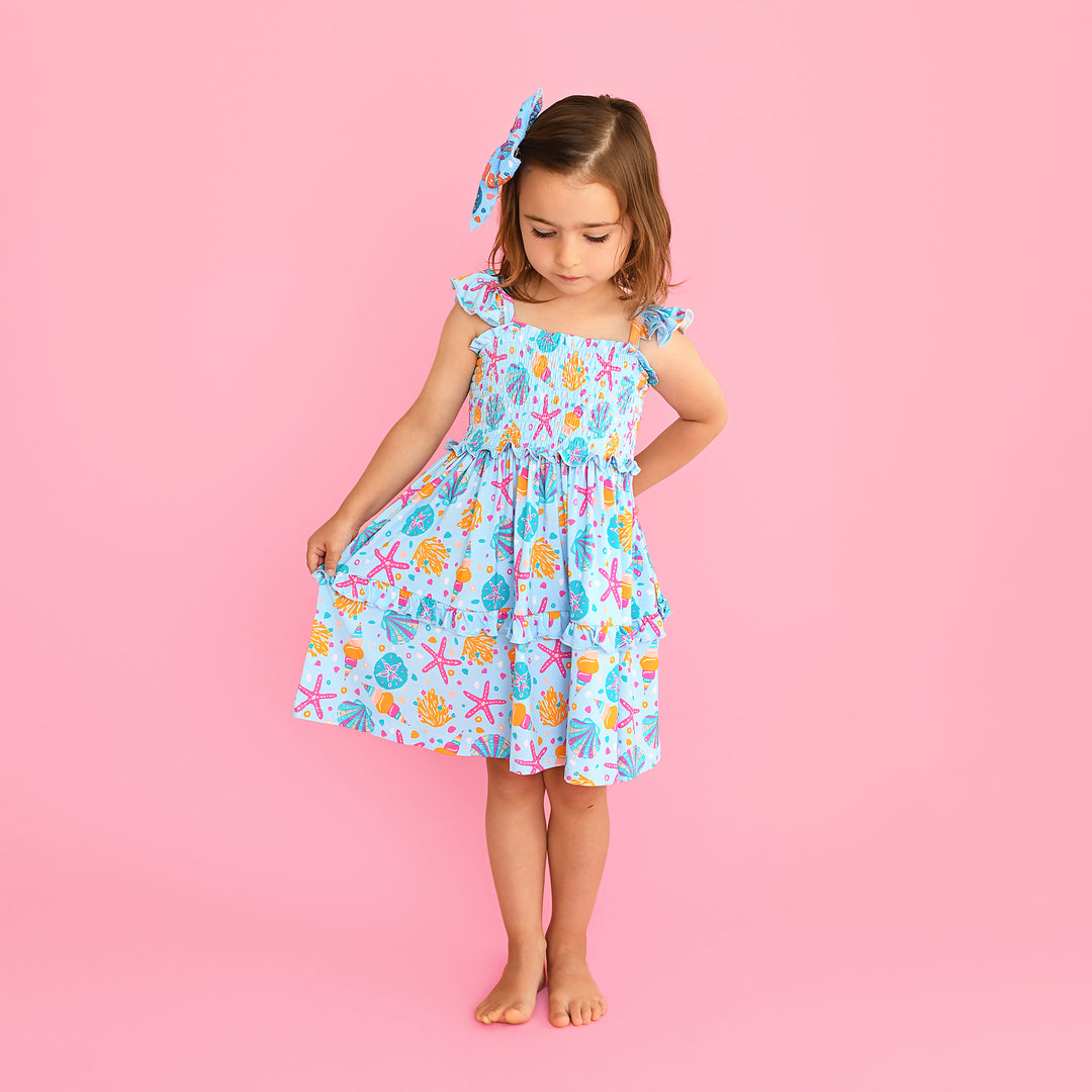 Marina SMOCKED DRESS - Gigi and Max