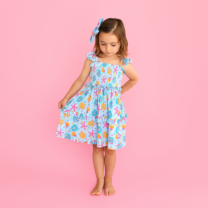 Marina SMOCKED DRESS - Gigi and Max
